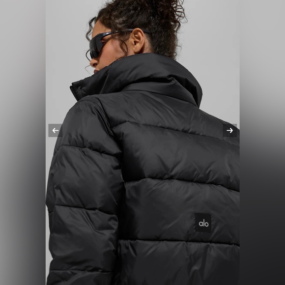 Alo Gold Rush Puffer in Black - Picture 5 of 11